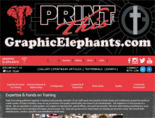 Tablet Screenshot of graphicelephants.com